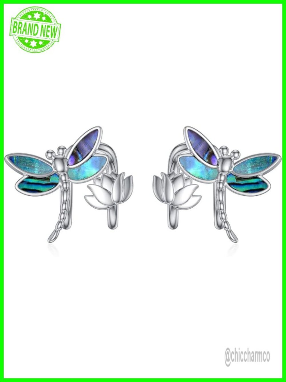 Sterling Silver Cuff Earrings for Non Pierced Ears, Crystals from Austria,